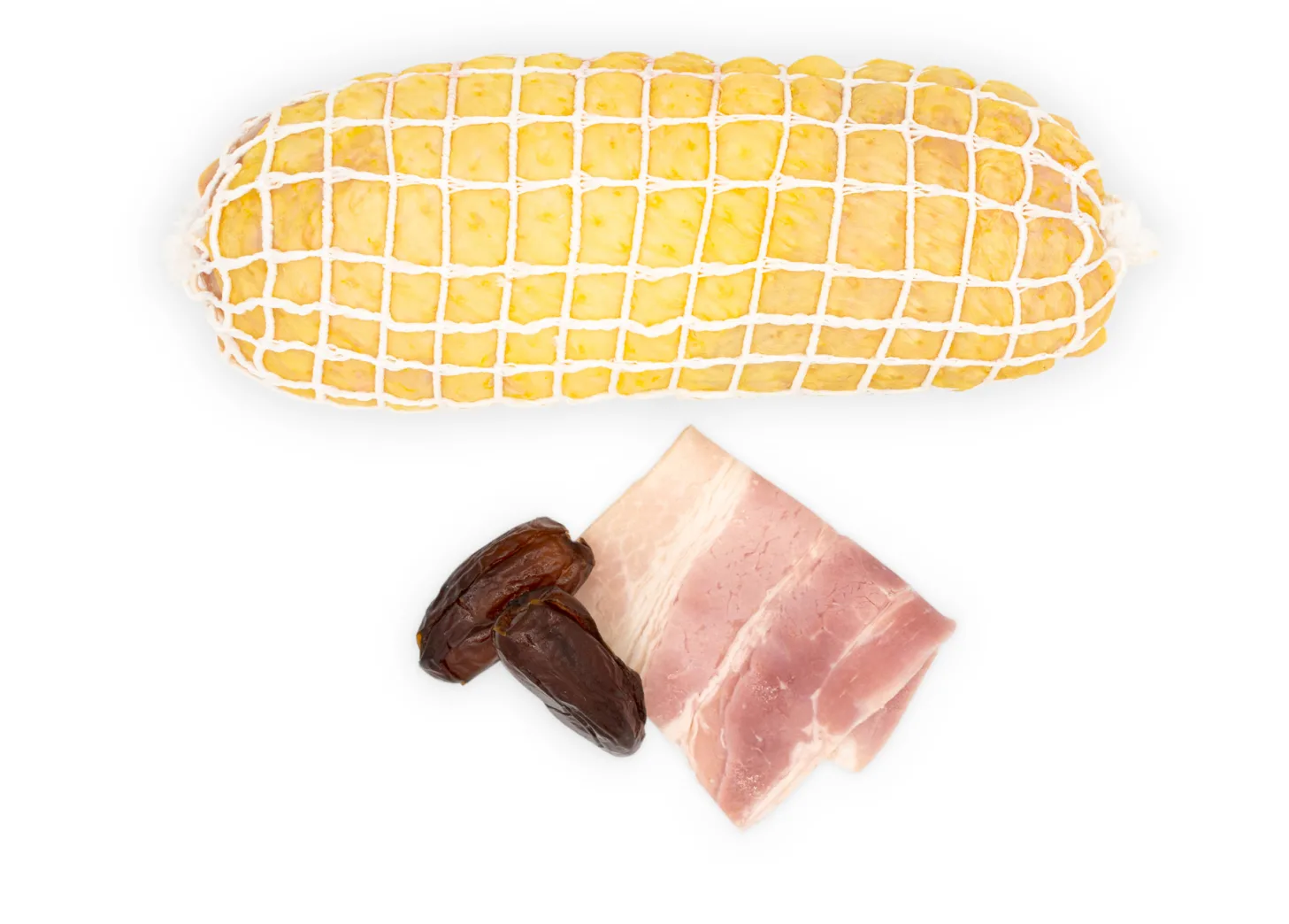 Rollito  de bacon y dátiles